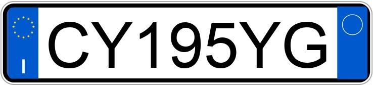 Numer rejestracyjny CY195YG posiada TOYOTA Aygo 1a serie Numer rejestracyjny CY195YG posiada TOYOTA Aygo 1a serie