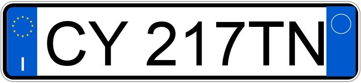 Numer rejestracyjny CY217TN posiada FIAT Grande Punto