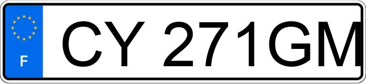 Numer rejestracyjny CY271GM posiada FIAT 500 Numer rejestracyjny CY271GM posiada FIAT 500