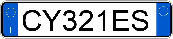 Numer rejestracyjny CY321ES posiada OPEL Corsa 3a serie