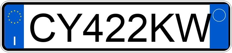 Numer rejestracyjny CY422KW posiada OPEL Meriva 1a serie Numer rejestracyjny CY422KW posiada OPEL Meriva 1a serie