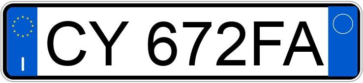 Numer rejestracyjny CY672FA posiada CITROEN C3 1a serie Numer rejestracyjny CY672FA posiada CITROEN C3 1a serie