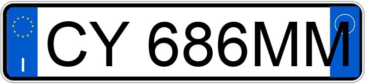 Numer rejestracyjny CY686MM posiada MINI Mini 2a serie Mini 1.4 tdi One D Park Lane (65 kw)