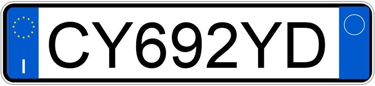 Numer rejestracyjny CY692YD posiada FIAT Croma