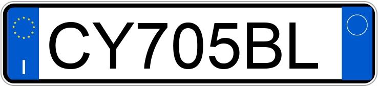 Numer rejestracyjny CY705BL posiada LANCIA Ypsilon Numer rejestracyjny CY705BL posiada LANCIA Ypsilon