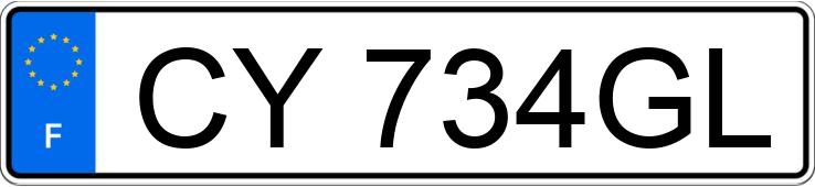 Numer rejestracyjny CY734GL posiada VOLKSWAGEN GOLF VII