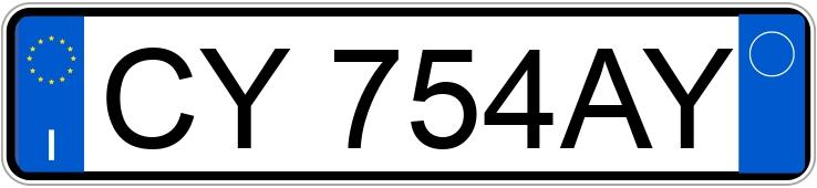 Numer rejestracyjny CY754AY posiada FIAT Idea