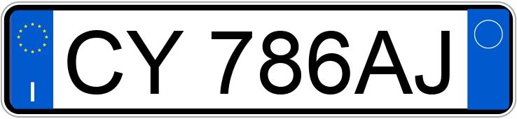 Numer rejestracyjny CY786AJ posiada ALFA ROMEO 147 Numer rejestracyjny CY786AJ posiada ALFA ROMEO 147