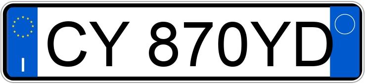 Numer rejestracyjny CY870YD posiada FIAT Ducato