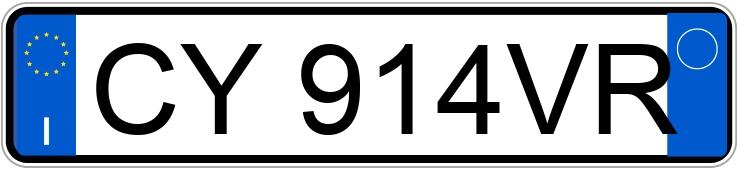 Numer rejestracyjny CY914VR posiada FIAT Scudo