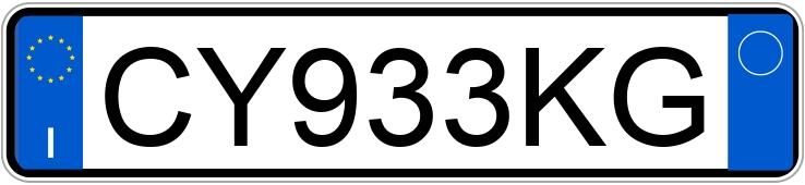 Numer rejestracyjny CY933KG posiada FIAT Panda 2a serie Numer rejestracyjny CY933KG posiada FIAT Panda 2a serie