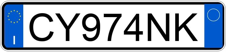 Numer rejestracyjny CY974NK posiada CITROEN C3 1a serie Numer rejestracyjny CY974NK posiada CITROEN C3 1a serie