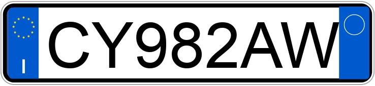 Numer rejestracyjny CY982AW posiada FIAT 600