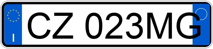 Numer rejestracyjny CZ023MG posiada MINI Mini 2a serie