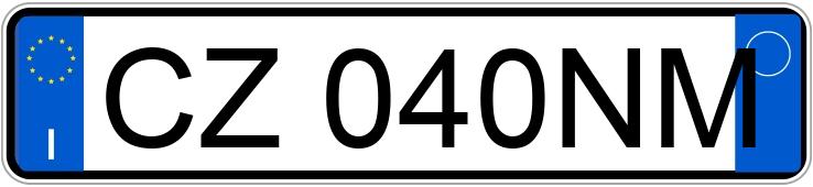 Numer rejestracyjny CZ040NM posiada NISSAN Micra 3a serie Numer rejestracyjny CZ040NM posiada NISSAN Micra 3a serie