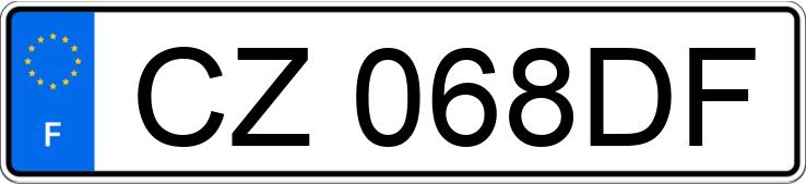 Numer rejestracyjny CZ068DF posiada BMW M6 GRAN I