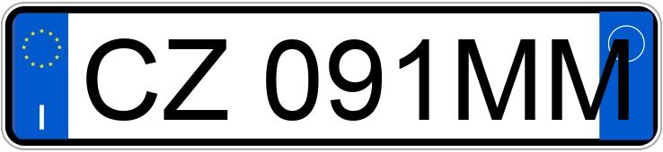 Numer rejestracyjny CZ091MM posiada VOLKSWAGEN Golf 5a serie Numer rejestracyjny CZ091MM posiada VOLKSWAGEN Golf 5a serie