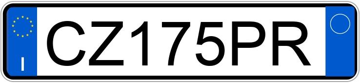 Numer rejestracyjny CZ175PR posiada RENAULT Clio 3a serie