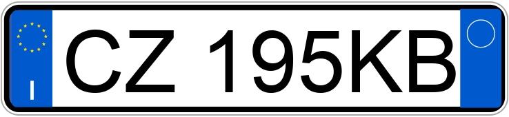 Numer rejestracyjny CZ195KB posiada VOLKSWAGEN Polo 4a serie Numer rejestracyjny CZ195KB posiada VOLKSWAGEN Polo 4a serie