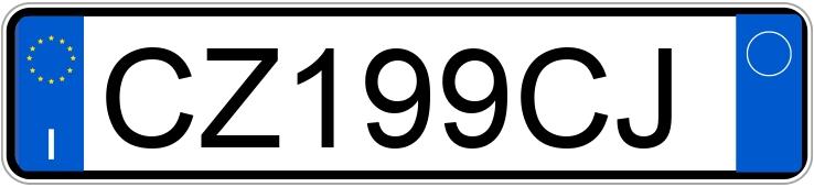 Numer rejestracyjny CZ199CJ posiada LANCIA Ypsilon