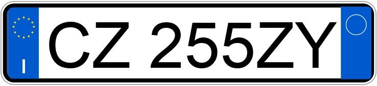 Numer rejestracyjny CZ255ZY posiada NISSAN Micra 3a serie