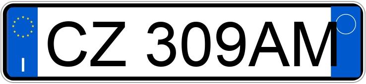 Numer rejestracyjny CZ309AM posiada FORD Fiesta 5a serie