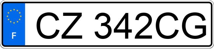 Numer rejestracyjny CZ342CG posiada RENAULT CLIO IV