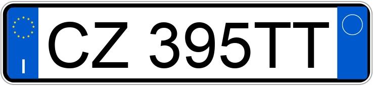 Numer rejestracyjny CZ395TT posiada TOYOTA Corolla Corolla 1.4 D-4D M-MT 5P Sol (66 kw) Numer rejestracyjny CZ395TT posiada TOYOTA Corolla Corolla 1.4 D-4D M-MT 5P Sol (66 kw)