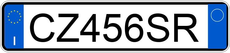 Numer rejestracyjny CZ456SR posiada OPEL Meriva 1a serie Meriva 1.6 16V Cosmo (74 kw)