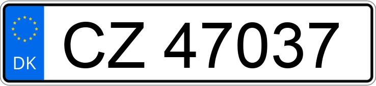 Numer rejestracyjny CZ47037 posiada DACIA Logan MCV TCe 90