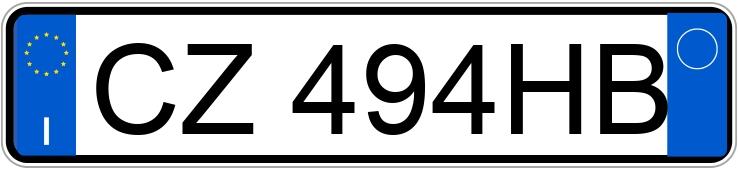 Numer rejestracyjny CZ494HB posiada AUDI A6 3a serie Numer rejestracyjny CZ494HB posiada AUDI A6 3a serie