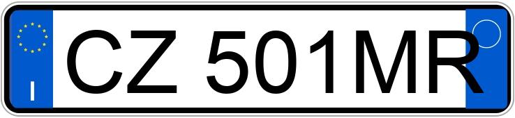 Numer rejestracyjny CZ501MR posiada ALFA ROMEO 159