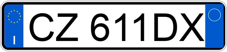Numer rejestracyjny CZ611DX posiada MERCEDES Classe CLK Numer rejestracyjny CZ611DX posiada MERCEDES Classe CLK