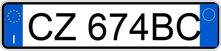 Numer rejestracyjny CZ674BC posiada HONDA CR-V 2a serie 02-07 Numer rejestracyjny CZ674BC posiada HONDA CR-V 2a serie 02-07
