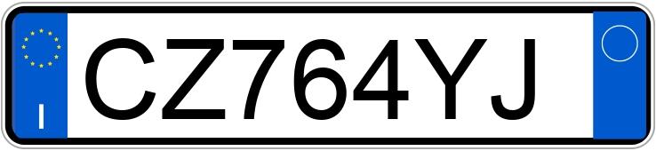 Numer rejestracyjny CZ764YJ posiada CITROEN Xsara