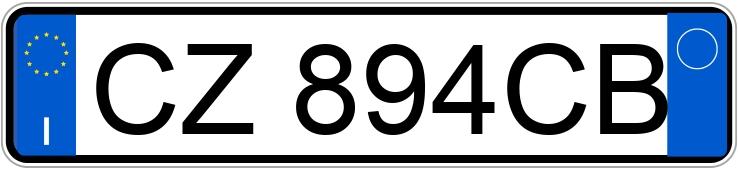 Numer rejestracyjny CZ894CB posiada FIAT Grande Punto Grande Punto 1.4 5P Dynamic (57 kw)