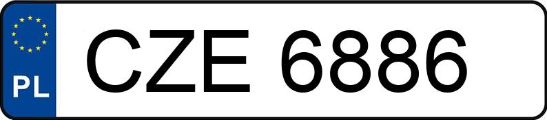 Numer rejestracyjny CZE 6886 posiada URSUS C 360 3P - CZE6886