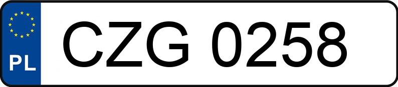 Numer rejestracyjny CZG 0258 posiada SKODA 120 1.2 L - CZG0258