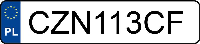 Numer rejestracyjny CZN 113CF posiada BMW 525I - CZN113CF