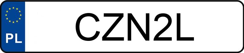 Numer rejestracyjny CZN 2L posiada AUSTIN-HEALEY SPRITE MK II - CZN2L