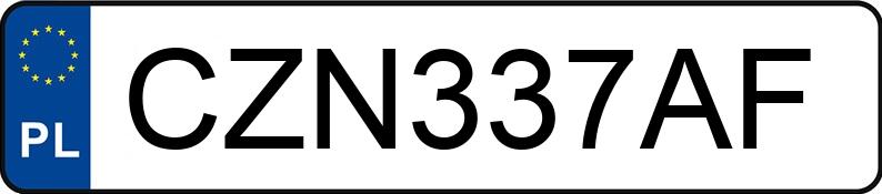 Numer rejestracyjny CZN 337AF posiada OPEL Corsa D 1.7 CDTI MR`11 E5 Cosmo - CZN337AF
