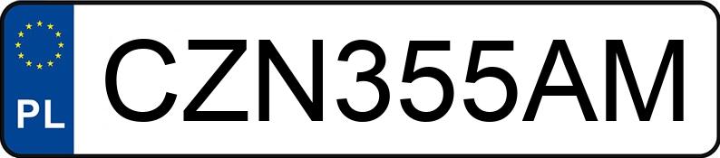 Numer rejestracyjny CZN 355AM posiada SKODA Scala 1.0 TSI MR`19 E6d Ambition DSG - CZN355AM Numer rejestracyjny CZN 355AM posiada SKODA Scala 1.0 TSI MR`19 E6d Ambition DSG - CZN355AM