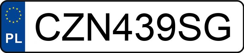 Numer rejestracyjny CZN 439SG posiada BMW 320D - CZN439SG