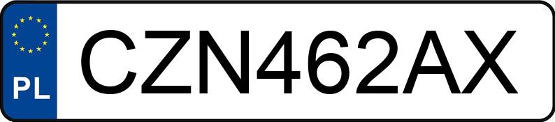 Numer rejestracyjny CZN 462AX posiada MERCEDES-BENZ E 220 CDI MR`02 E3 211 - CZN462AX
