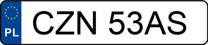 Numer rejestracyjny CZN 53AS posiada VOLKSWAGEN Golf III 1.9 TDI Kat. MR`91 GL - CZN53AS Numer rejestracyjny CZN 53AS posiada VOLKSWAGEN Golf III 1.9 TDI Kat. MR`91 GL - CZN53AS