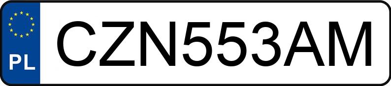 Numer rejestracyjny CZN 553AM posiada OPEL Vectra C 1.9 CDTI MR`05 E4 Essentia - CZN553AM