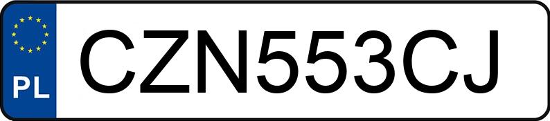 Numer rejestracyjny CZN 553CJ posiada SEAT LEON - CZN553CJ