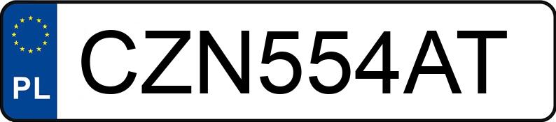 Numer rejestracyjny CZN 554AT posiada AUDI A5 - CZN554AT Numer rejestracyjny CZN 554AT posiada AUDI A5 - CZN554AT