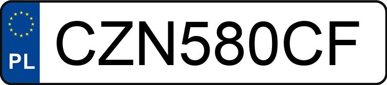 Numer rejestracyjny CZN 580CF posiada BMW 525 - CZN580CF