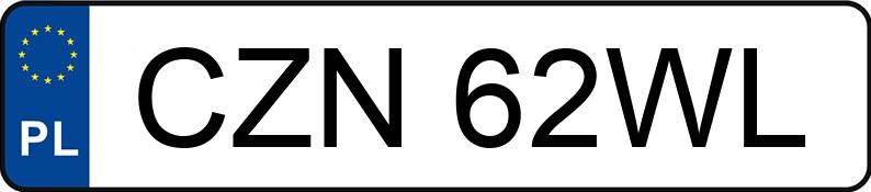 Numer rejestracyjny CZN 62WL posiada MERCEDES-BENZ 124 TD - CZN62WL